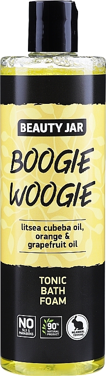 WYPRZEDAŻ Tonizująca pianka do kąpieli z olejkiem pomarańczowym i grejpfrutowym - Beauty Jar Boogie Woogie Tonic Bath Foam * — Zdjęcie N1