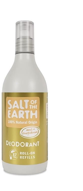 Naturalny dezodorant w kulce - Salt of the Earth Neroli & Orange Blossom Natural Roll-On Deo Refill — Zdjęcie N1