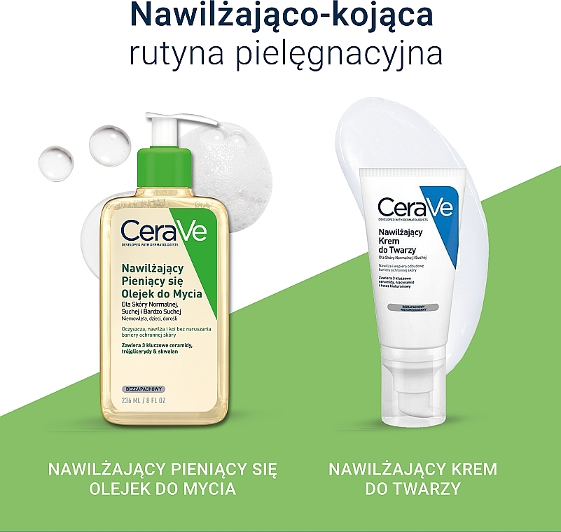 Nawilżający pieniący się olejek do mycia - Cerave Hydrating Foaming Oil Cleanser — Zdjęcie N6