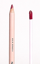 Zestaw do makijażu ust - Makeup Revolution Lip Contour Kit Fierce Wine (lipstick/3ml + l/pencil/0.8g) — Zdjęcie N4