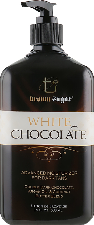 Mleczko po opalaniu z ekstraktem z czekolady, kokosa i acai, o wyraźnym działaniu odmładzającym - Tan Incorporated White Chocolate