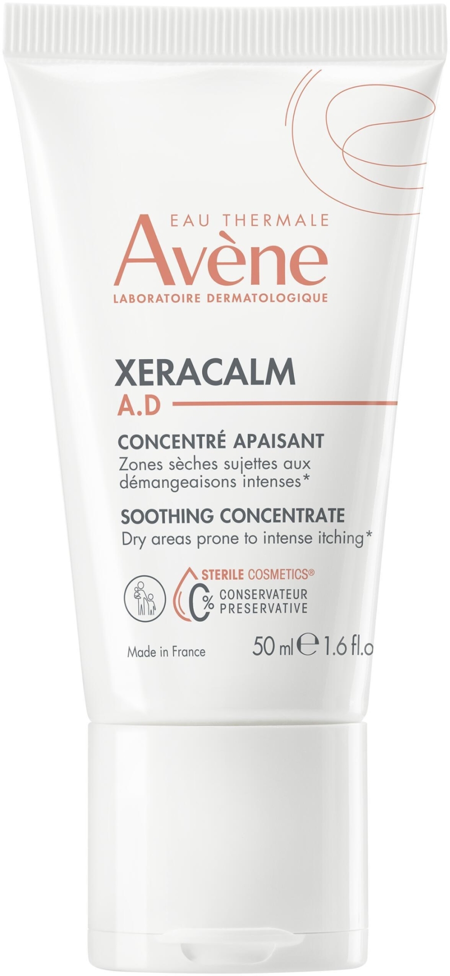 Bezzapachowy kojący koncentrat do twarzy i ciała - Avène XeraCalm Soothing Concentrate — Zdjęcie 50 ml