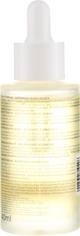 Odżywczo-nawilżające serum do twarzy - Nacomi Beauty Serum Nourishing & Moisturizing Serum  — Zdjęcie N2
