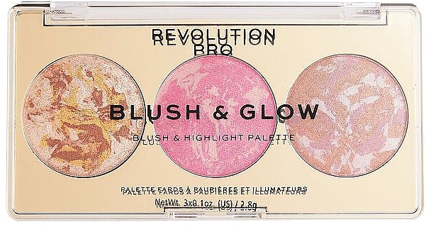 Paleta do makijażu twarzy - Revolution Pro Blush & Glow Palette — Zdjęcie N1