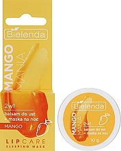 Balsam do ust Mango mania - Bielenda Lip Care Sleeping Mask — Zdjęcie N2