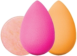 Kup Zestaw - Beautyblender Main Squeeze Set (sponge/2pcs + solid/cleanser/16g)