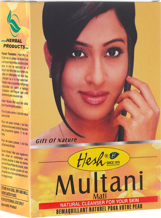 Oczyszczający preparat do twarzy - Hesh Multani Mati Natural Cleancer for Skin — Zdjęcie N1