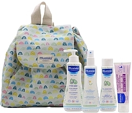 Zestaw w plecaku, 5 produktów - Mustela Bebe Little Moments Mochila Arcoiris Set — Zdjęcie N1