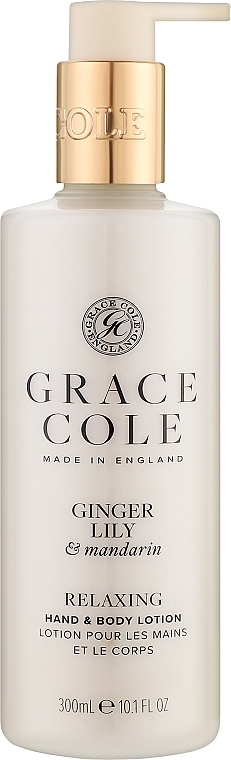 Zmiękczający balsam do rąk Imbir, lilia i mandarynka - Grace Cole England Ginger Lily & Mandarin Softening Hand Lotion — Zdjęcie N1