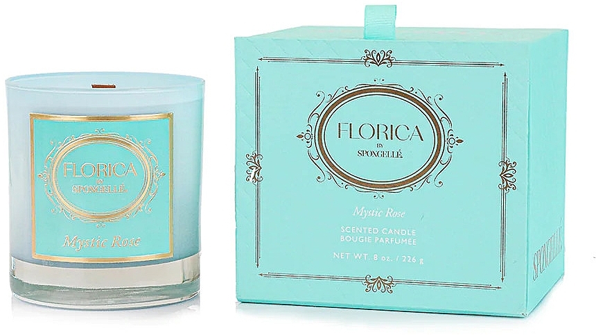 Spongelle Florica Collection Mystic Rose Candle - Świeca perfumowana — Zdjęcie N1