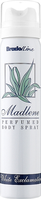 Dezodorant do ciała w sprayu - BradoLine Madlene White Exclamation Perfumed Body Spray