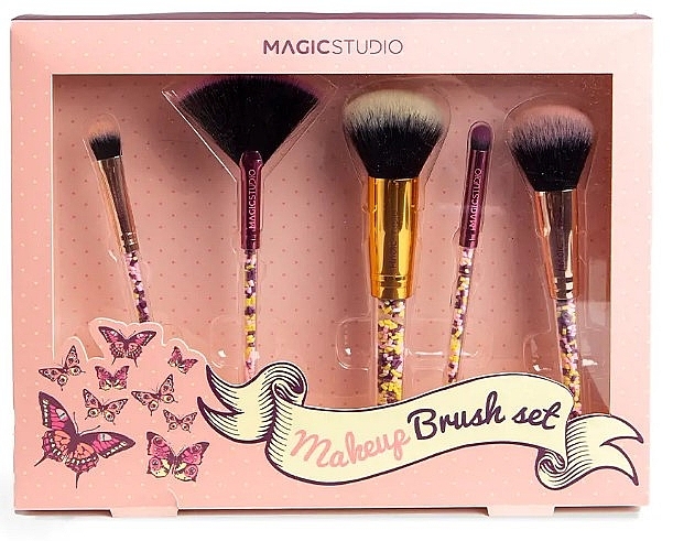5-częściowy zestaw pędzli do makijażu - Magic Studio Pin-Up Make-Up Brush Set — Zdjęcie N2