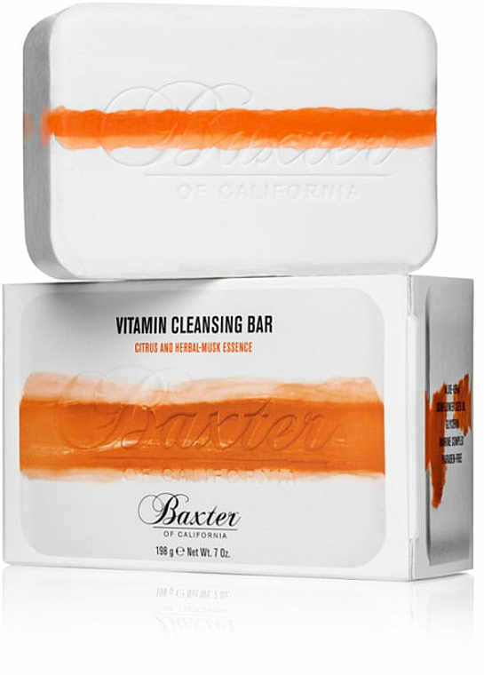 Mydło w kostce, Satsuma - Baxter of California Vitamin Cleansing Bar Citrus & Herbal Musk — Zdjęcie N1