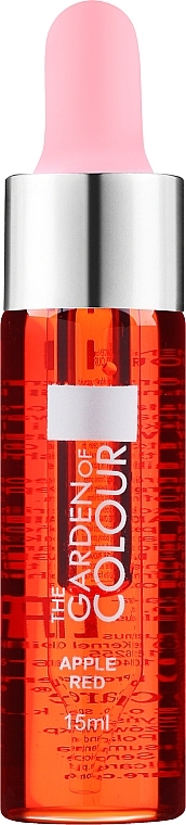 Olejek do paznokci i skórek z pipetą - Silcare Garden of Colour Cuticle Oil Apple Red — Zdjęcie N1