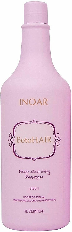 Szampon do odbudowy włosów po obróbce termicznej - Inoar BotoHair Deep Cleansing Shampoo — Zdjęcie N2