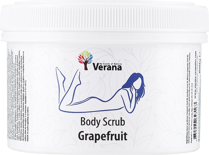 Peeling do ciała Grapefruit - Verana Body Scrub Grapefruit — Zdjęcie N2