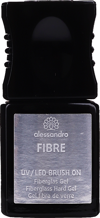 Przezroczysty żel do paznokci z włókna szklanego - Alessandro International Fiber UV/LED Brush On Fiberglass Hard Gel — Zdjęcie N1