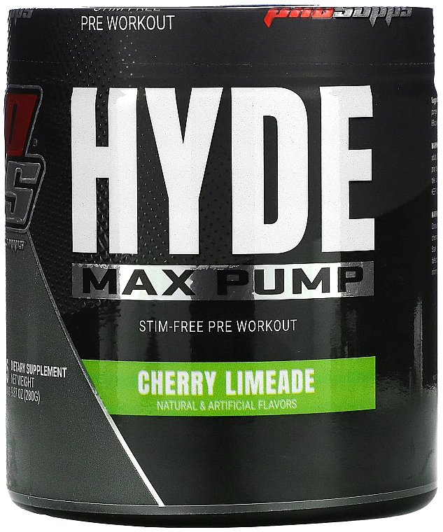 Kompleks przedtreningowy - Pro Supps Hyde Max Pump Cherry Limeade — Zdjęcie N1