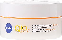 Energizujący krem przeciwzmarszczkowy - NIVEA Q10 Plus Energizing Anti-Wrinkle Day Cream SPF15 — Zdjęcie N2