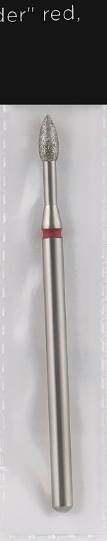 Frez diamentowy 2,3 mm, czerwony - Head The Beauty Tools — Zdjęcie N1