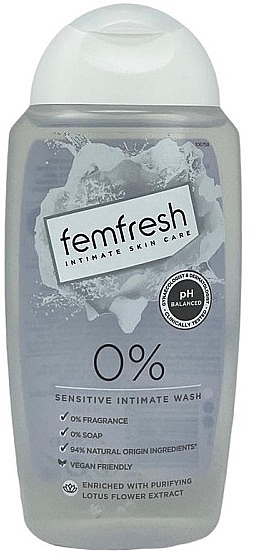 Żel do higieny intymnej - Femfresh 0% Sensitive Intimate Wash — Zdjęcie N1