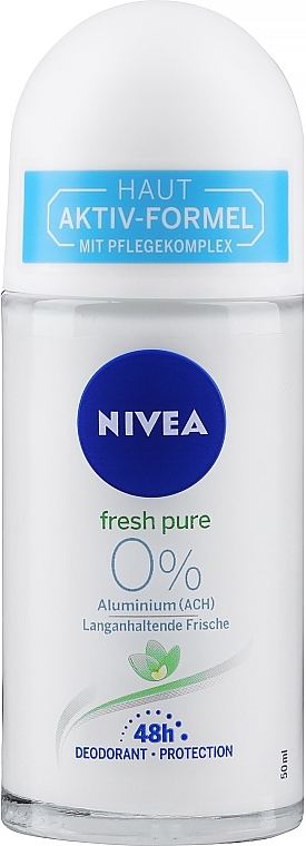 Dezodorant w kulce - NIVEA Fresh Pure Roll On Deodorant — Zdjęcie N1