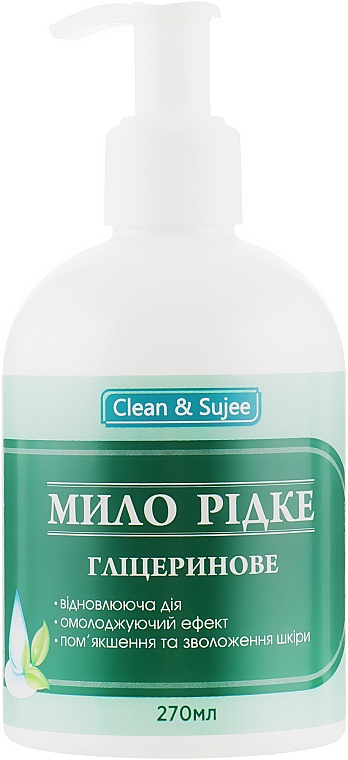 Glicerynowe mydło w płynie - Clean & Sujee Liquid Glycerin Soap — Zdjęcie N1