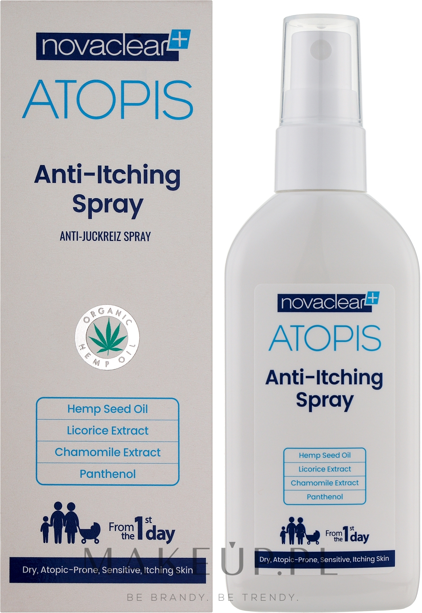 Spray przeciwświądowy - Novaclear Atopis Anti-Itching Spray — Zdjęcie 100 ml