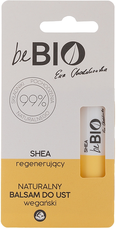 regenerujący balsam do ust Shea - BeBio Natural Lip Balm With Shea Butter
