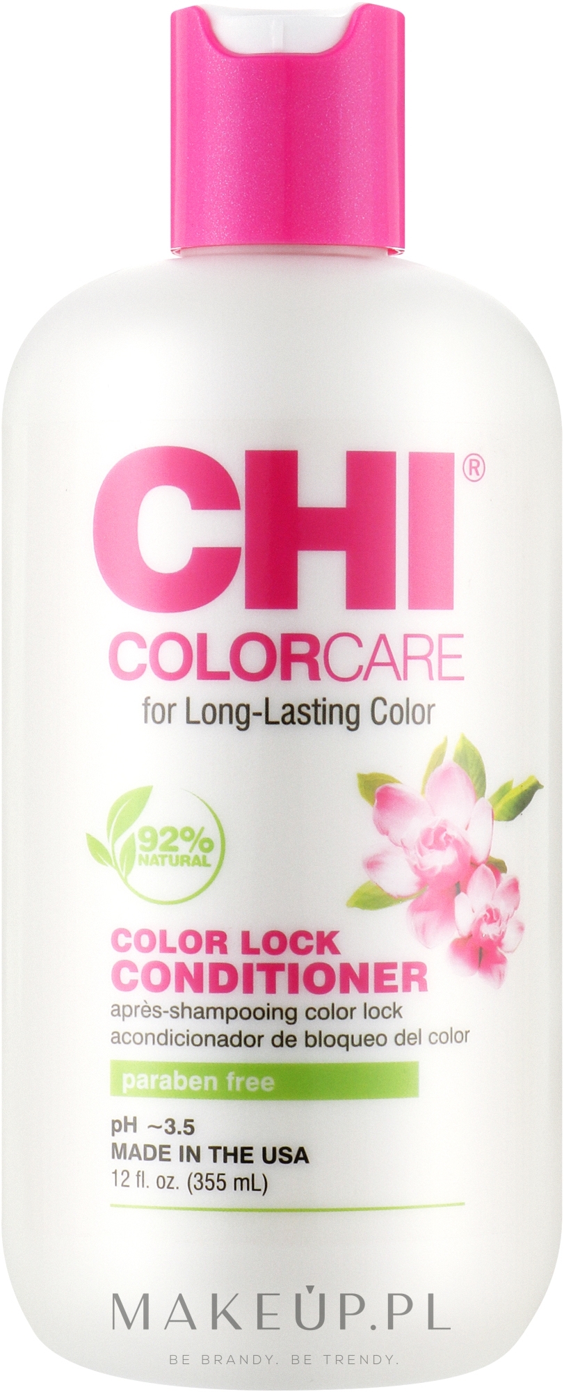 Odżywka chroniąca przed promieniowaniem UV włosy farbowane - CHI Color Care Color Lock Conditioner — Zdjęcie 355 ml