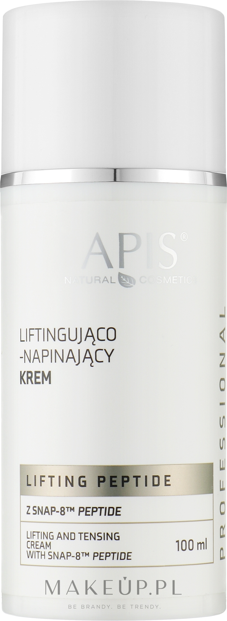 Krem do twarzy - APIS Professional Lifting Peptide Lifting And Tensing Cream — Zdjęcie 100 ml