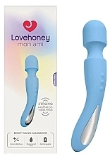 Wibrator, niebieski - Lovehoney Mon Ami Body Wand Massager — Zdjęcie N1