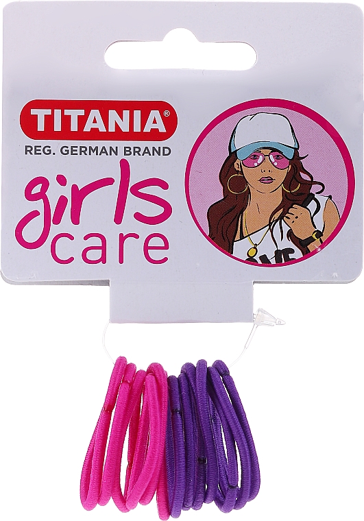 Elastyczne gumki do włosów (12 szt.) - Titania — Zdjęcie N1