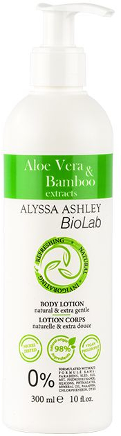 Alyssa Ashley Biolab Aloe Vera & Bamboo - Perfumowane mleczko do ciała — Zdjęcie N1