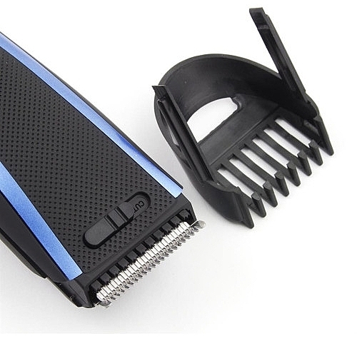 Maszynka do strzyżenia włosów, czarno-niebieska - Esperanza EBC004 Hair Clippers Apollo Black-Blue — Zdjęcie N3