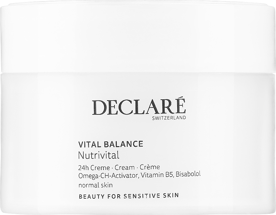24-godzinny krem odżywczy do twarzy - Declare Nutrivital 24 h Cream — Zdjęcie N1