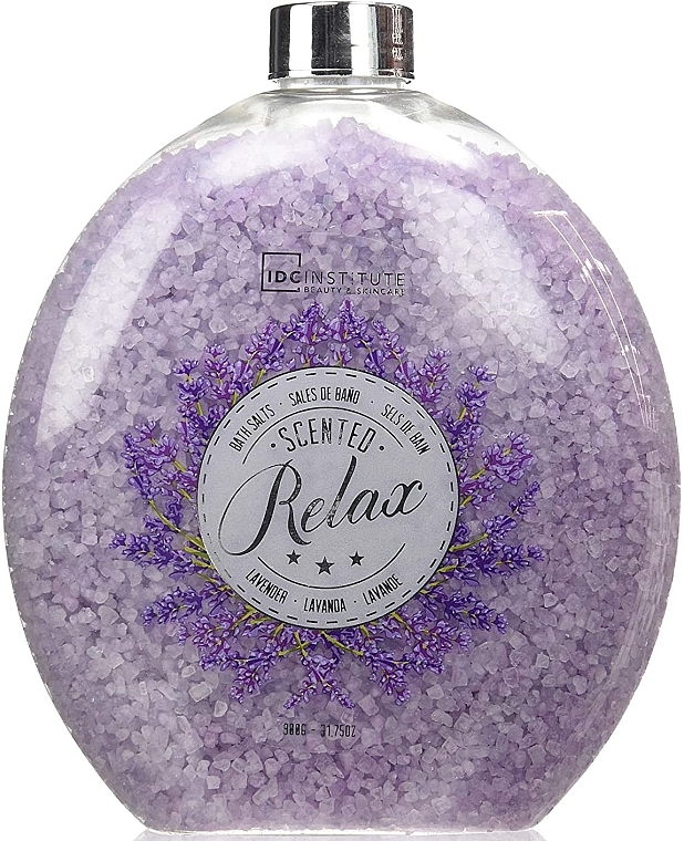 Sól do kąpieli o zapachu lawendy - IDC Institute Scented Relax Lavender Bath Salts — Zdjęcie N1
