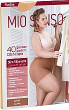 Kup Rajstopy Slim Silhouette Plus Size, 40 DEN, cieliste - Mio Senso