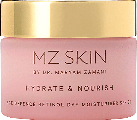 Nawilżający krem do twarzy na dzień retinol - MZ Skin Hydrate & Nourish Age Defence Retinol Day Moisturiser SPF 30 — Zdjęcie N1