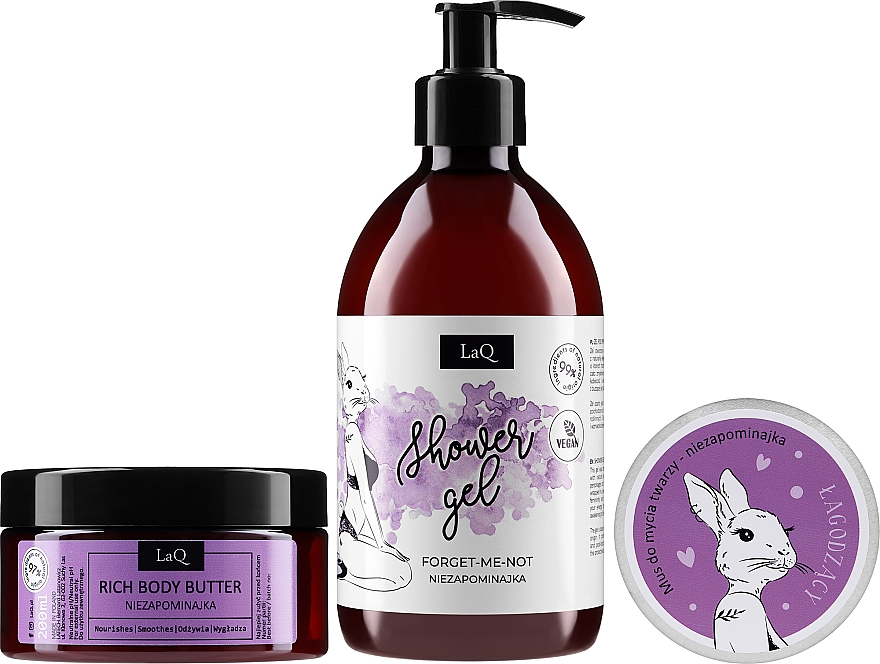 Zestaw - LaQ Bunny (sh/gel/500ml + f/mousse/100ml + butter/200ml) — Zdjęcie N2