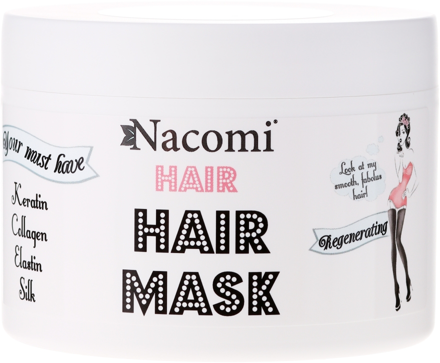 Regenerująca maska odżywcza do włosów - Nacomi Hair Mask — Zdjęcie N1