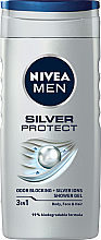 Ochronny żel pod prysznic dla mężczyzn - NIVEA MEN Silver Protect Shower Gel — Zdjęcie N1