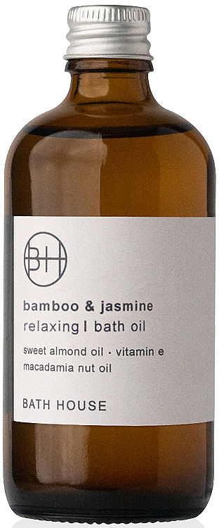 Olejek do kąpieli Bambus i jaśmin - Bath House Bamboo&Jasmine Bath Oil — Zdjęcie N1