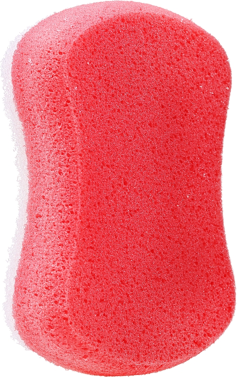 Gąbka do kąpieli i masażu XXL, czerwona - Grosik Camellia Bath Sponge — Zdjęcie N1