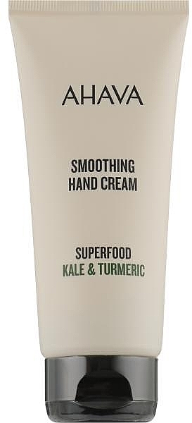 Wygładzający krem do rąk - Ahava Superfood Kale & Turmeric Smoothing Hand Cream (próbka) — Zdjęcie N1