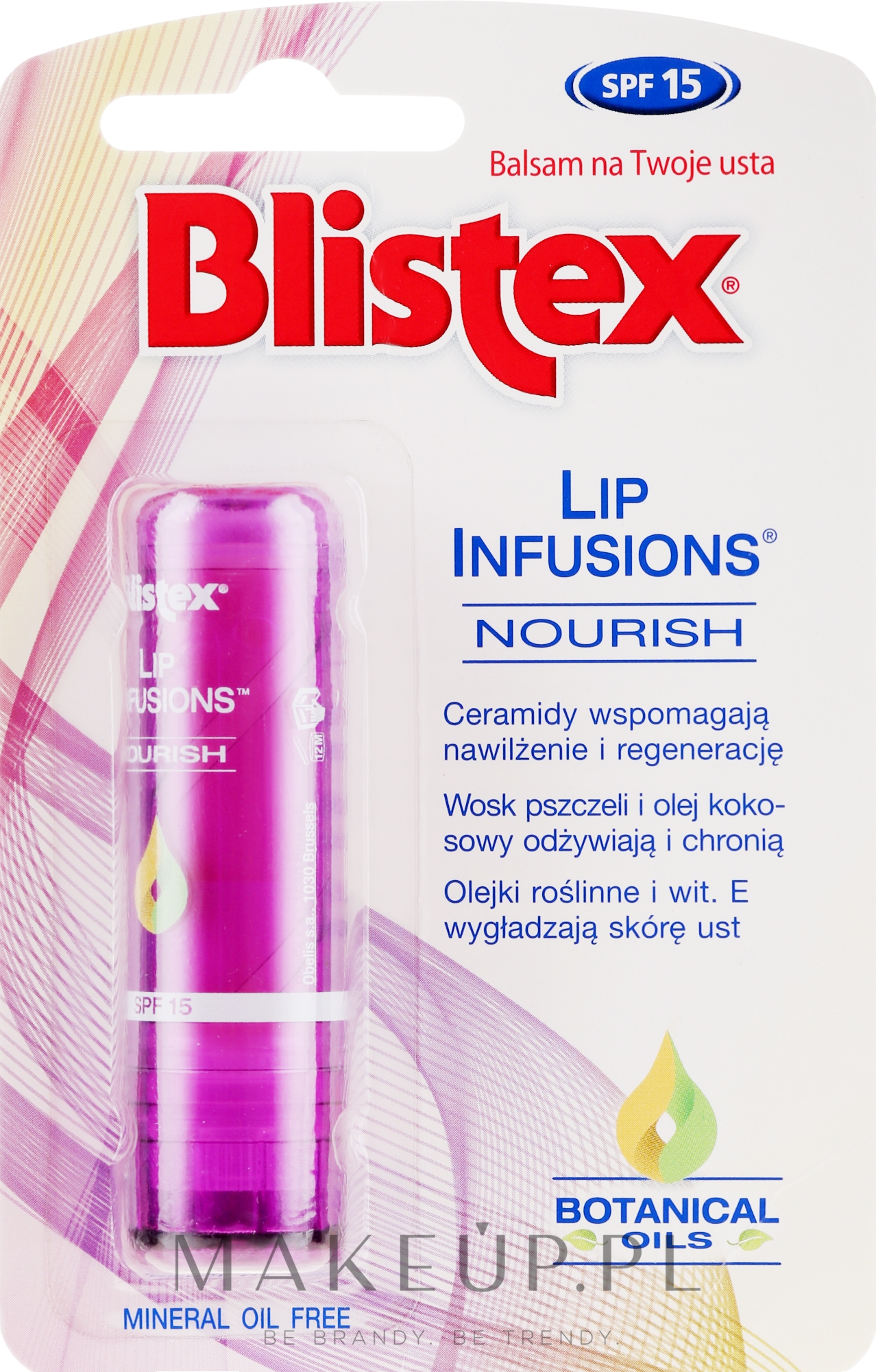 Odżywczy balsam do ust SPF 15 - Blistex Lip Infusions Nourish — Zdjęcie 3.7 g