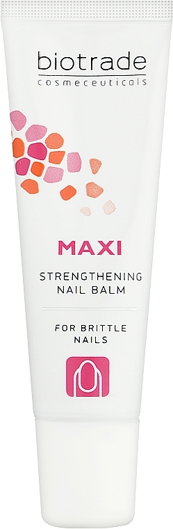 Balsam wzmacniający paznokcie i zmiękczający skórki z witaminami A, E i lanoliną - Biotrade Maxi Balm Nails — Zdjęcie N1