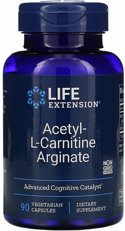 Suplement diety Arginian acetylo-L-karnityny - Life Extension Acetyl-L-Carnitine Arginate — Zdjęcie N1