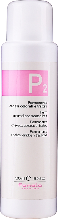 Trwała ondulacja do farbowanych i zniszczonych włosów - Fanola P2 Perm Kit for Coloured and Treated Hair — Zdjęcie N1