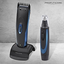 Maszynka do strzyżenia włosów + trymer PC-HSM/R 3052 NE, czarna z niebieskim - ProfiCare Hair & Beard Trimmer — Zdjęcie N5